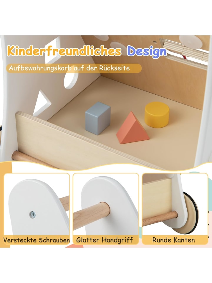 COSTWAY Lauflernhilfe in Weiß günstig kaufen 45 cm