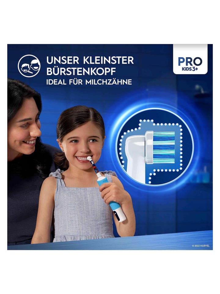 Oral-B Zahnbürste Pro Kids Spiderman in Blau günstig kaufen onesize
