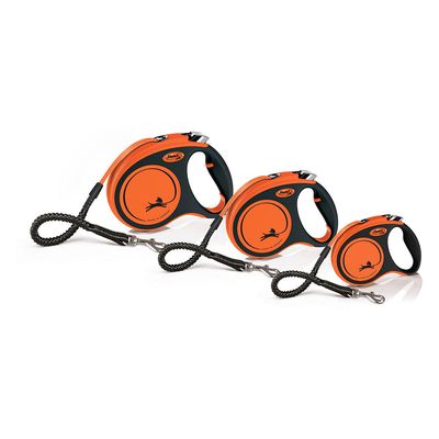 flexi Xtreme Gurt-Leine orange, 5 m