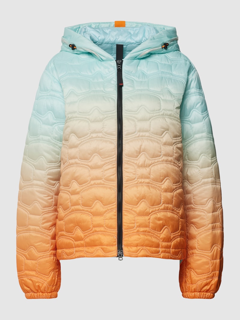 Steppjacke mit Farbverlauf Modell 'ACOLA' in hellblau