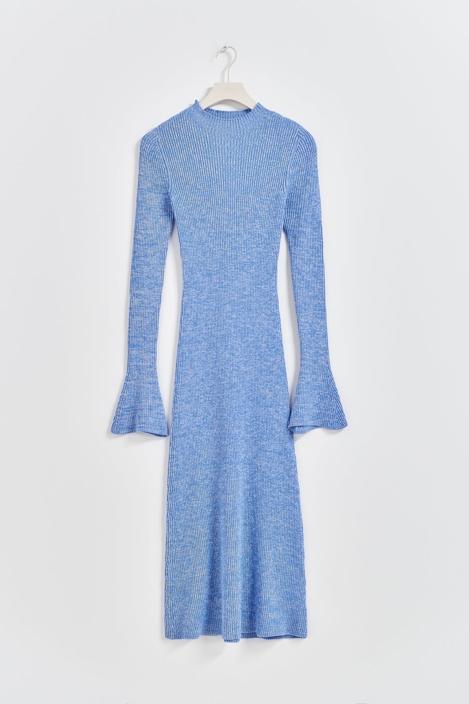 Mélange knit dress