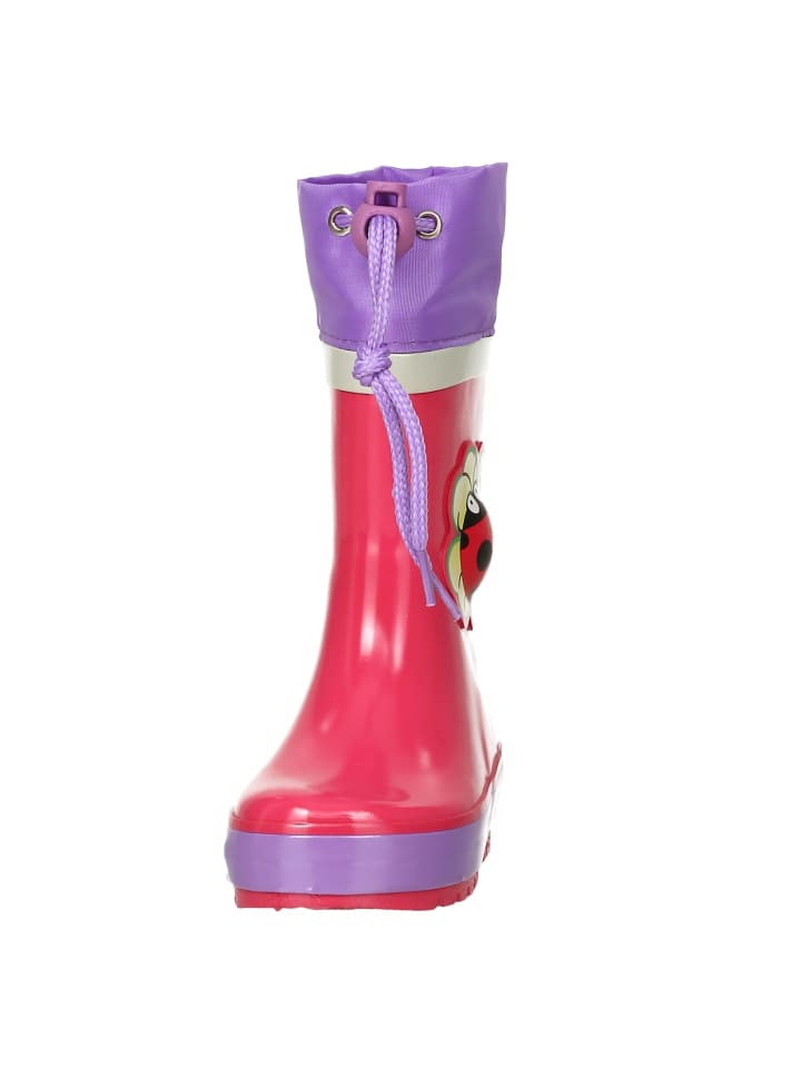 Playshoes Gummistiefel Glückskäfer in Pink günstig kaufen