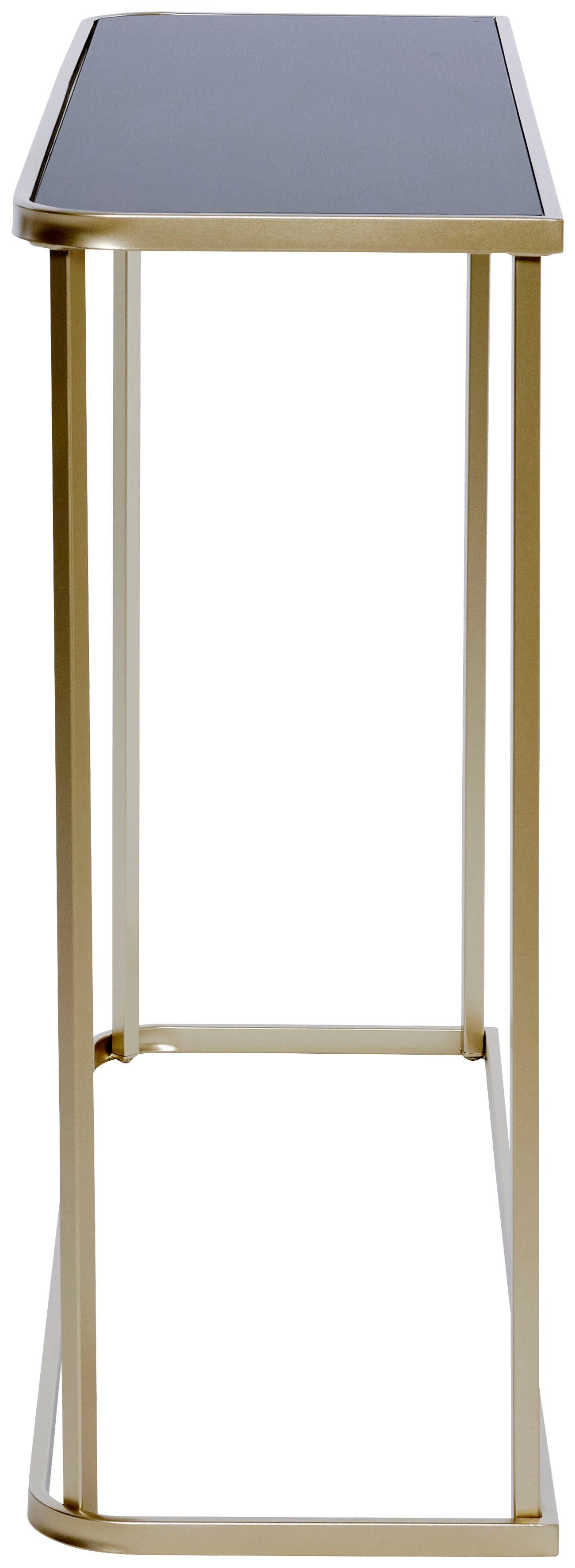 Jahnke Konsolentisch CIRCO CONSOLE (1-St), gebogene Rahmenteile, Konsole, Beistelltisch