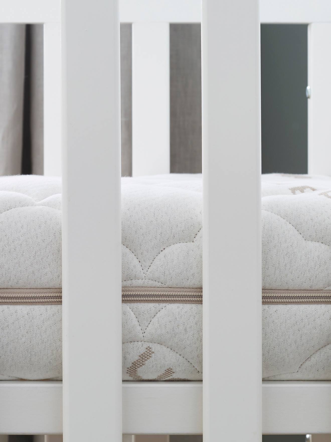 P'tit lit Baby Matratze mit Bio-Baumwolle COTON BIO P'TIT LIT - weiß