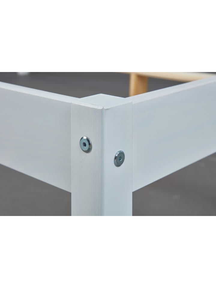 ebuy24 Bett Vicki Weiß 210 x 148 cm günstig kaufen onesize