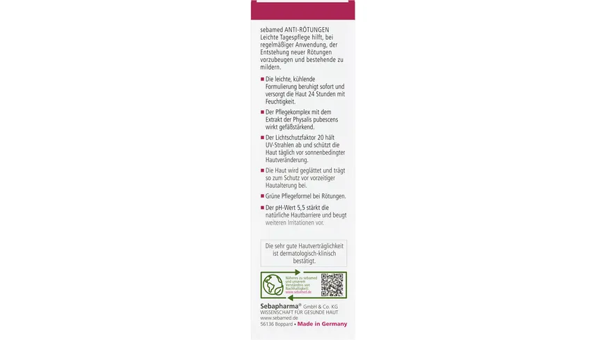 Sebamed Anti-Rötungen Tagespflege 50 ml