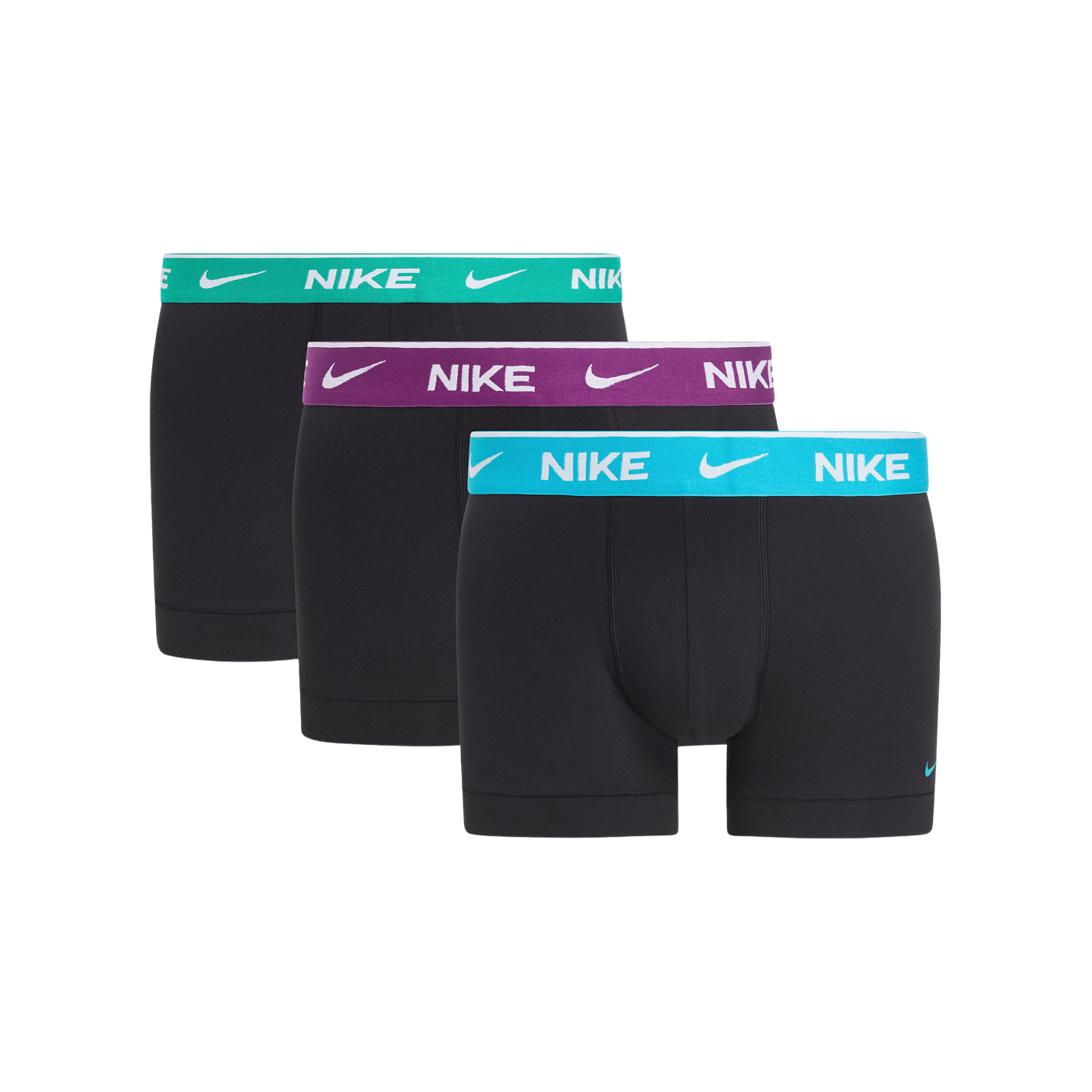 Nike Cotton Trunk Boxershort 3er Pack Schwarz FEWQ