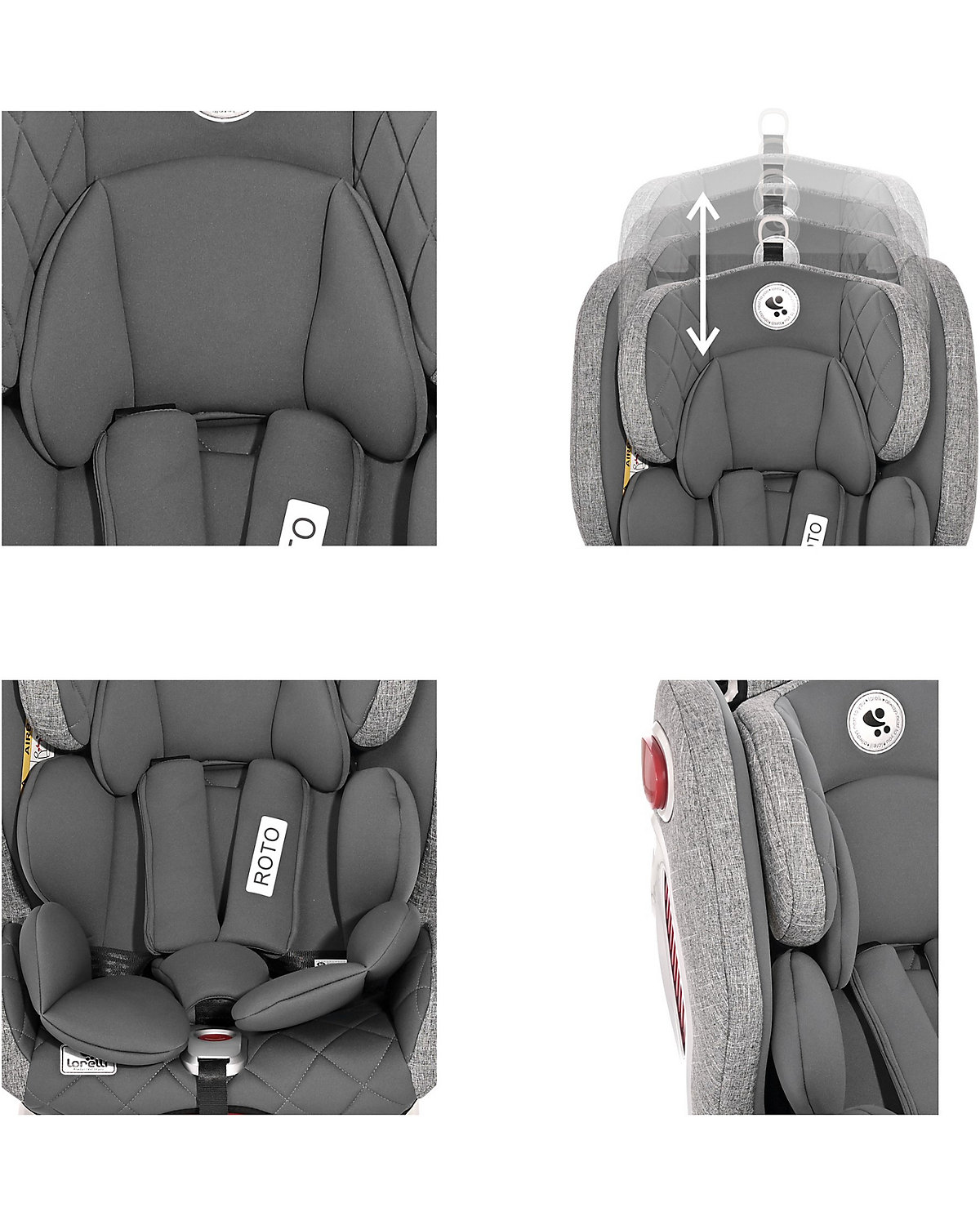 Kindersitz Roto Gruppe 0/1/2/3 (0-36kg) Kindersitze