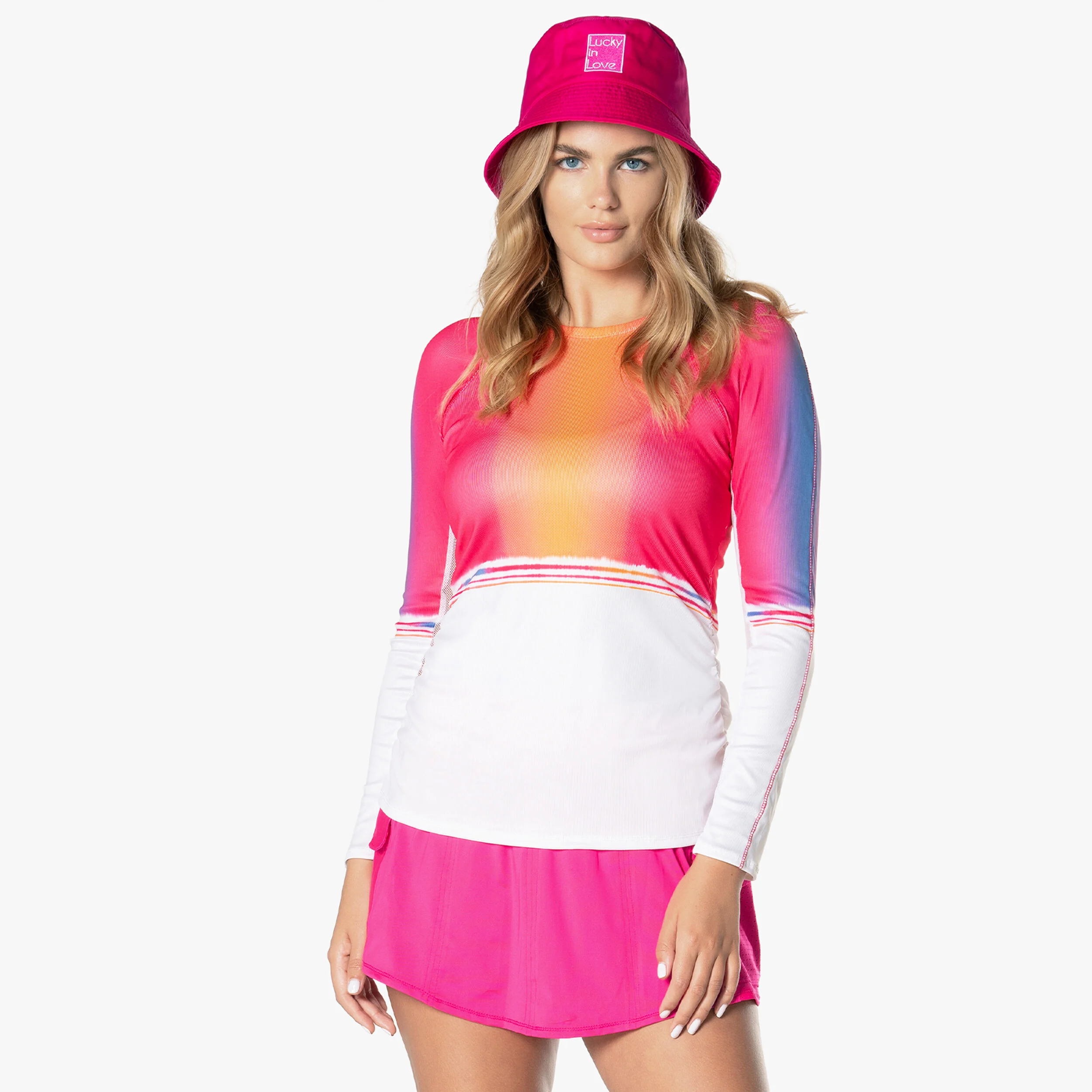 Shockin Radiance Longsleeve Damen - Weiß, Mehrfarbig