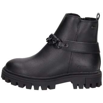 Tom Tailor Stiefelette in schwarz