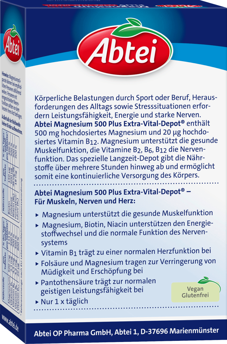 Magnesium 500 plus 42 St, 61 g