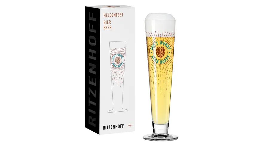 RITZENHOFF Bierglas Heldenfest #12 R. Buss H22