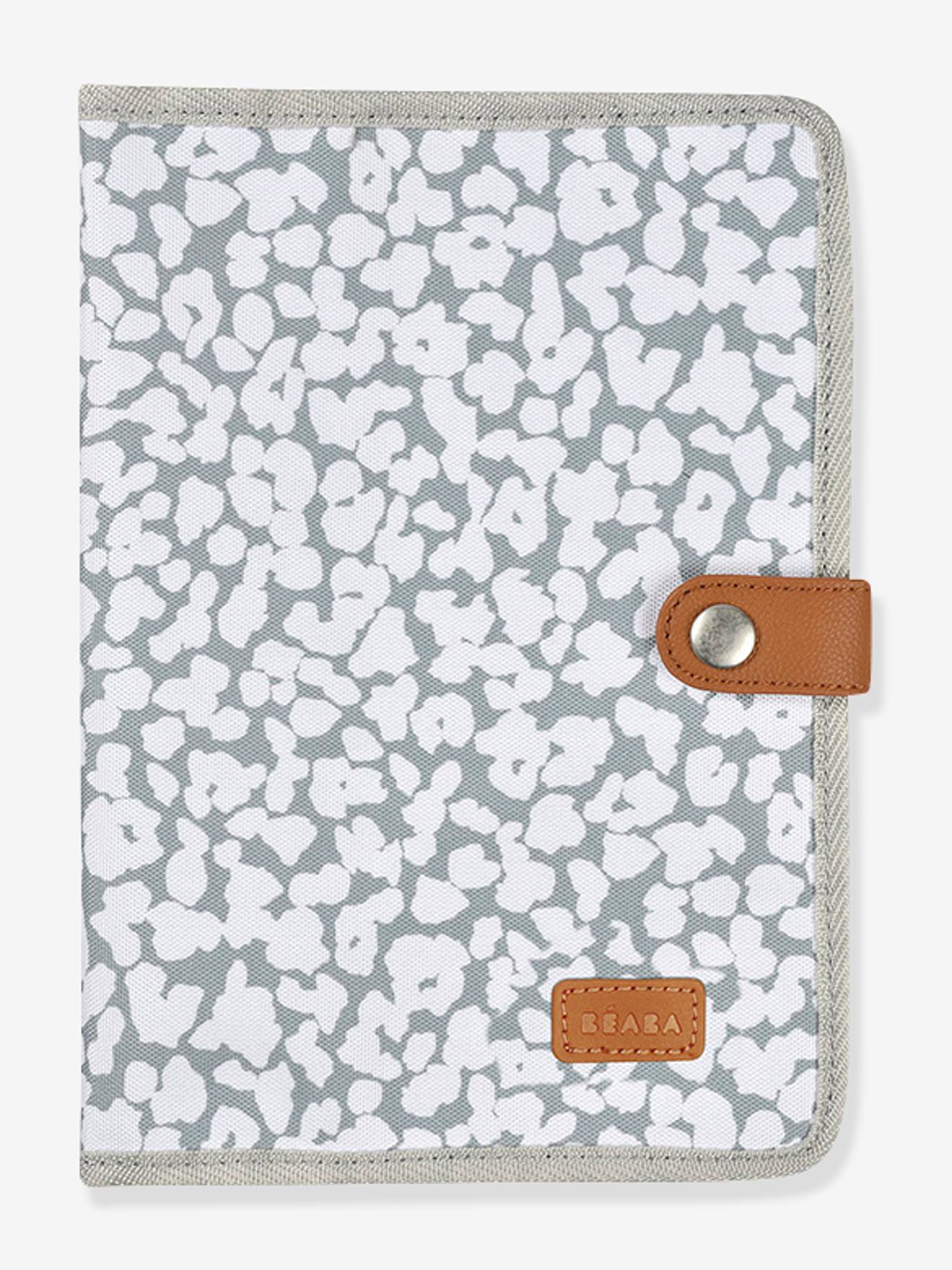 Protège-carnet de santé BEABA gris chiné