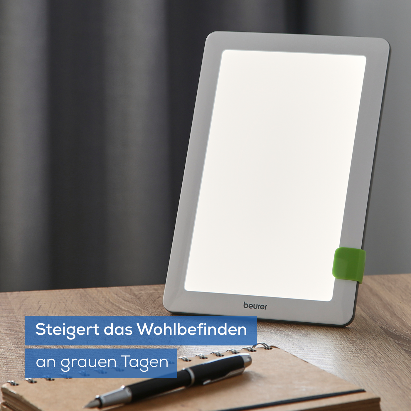Beurer Tageslichtlampe TL 30-Kompakte Tageslichtlampe horizontal & vertikal anwendbar mit variablem Standfuß
