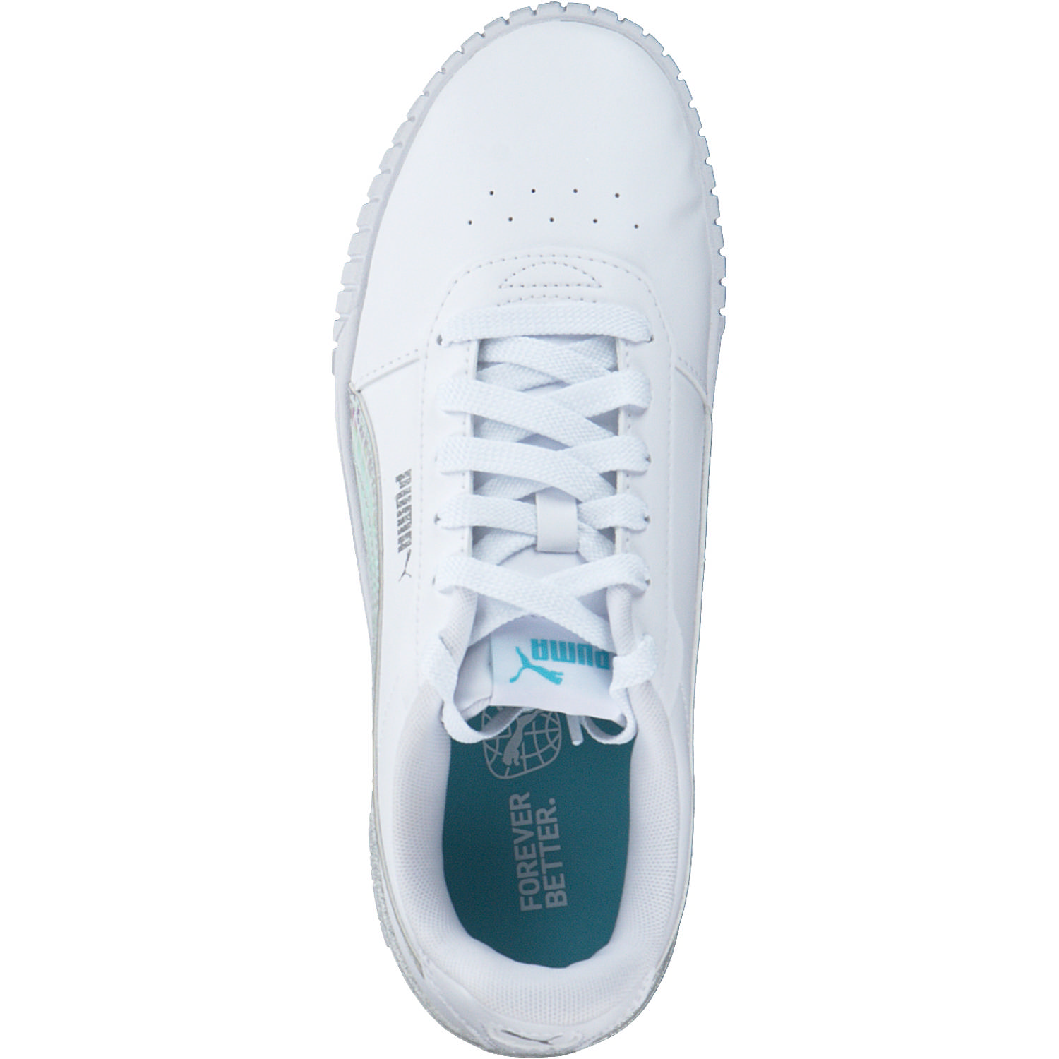 Puma Carina 2.0 Mermaid Jr. 389742, Schnürschuhe, Damen, puma white/hero blue/puma silv