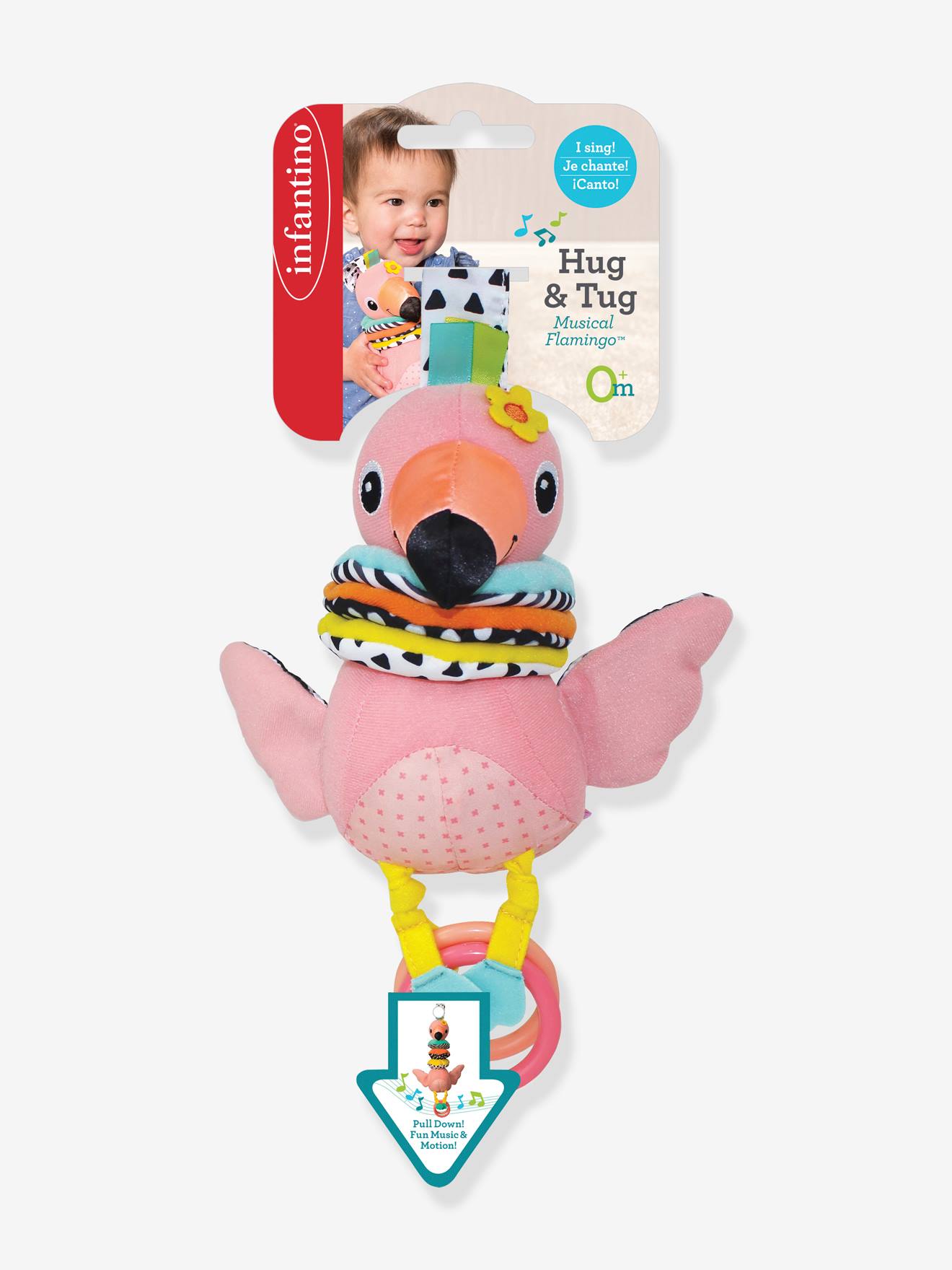 Infantino Baby Spieluhr, Flamingo INFANTINO - mehrfarbig