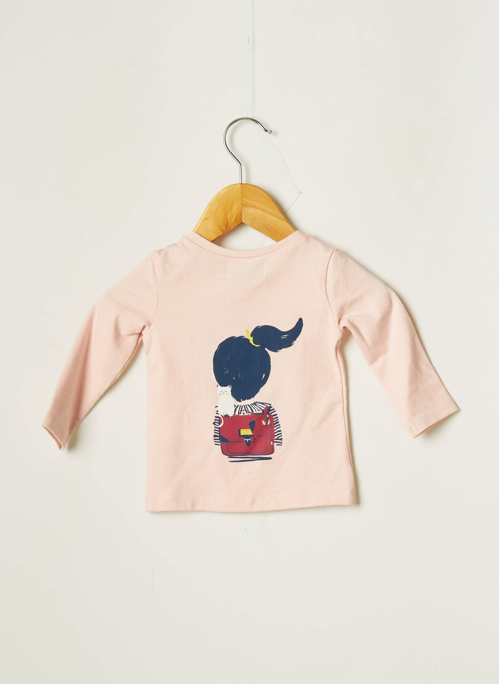 Jean Bourget Sous Pulls 1 Fille couleur rose