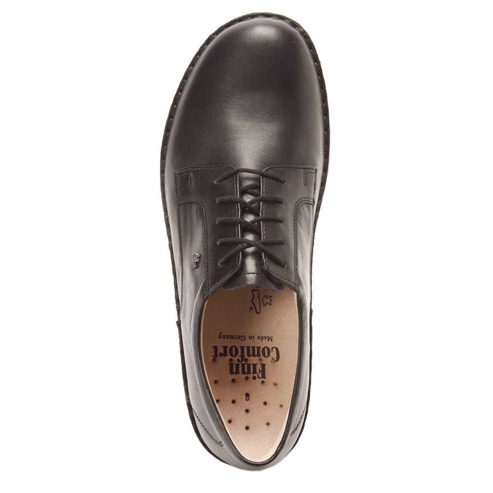 FINN COMFORT Komfort Schnürer schwarz Milano