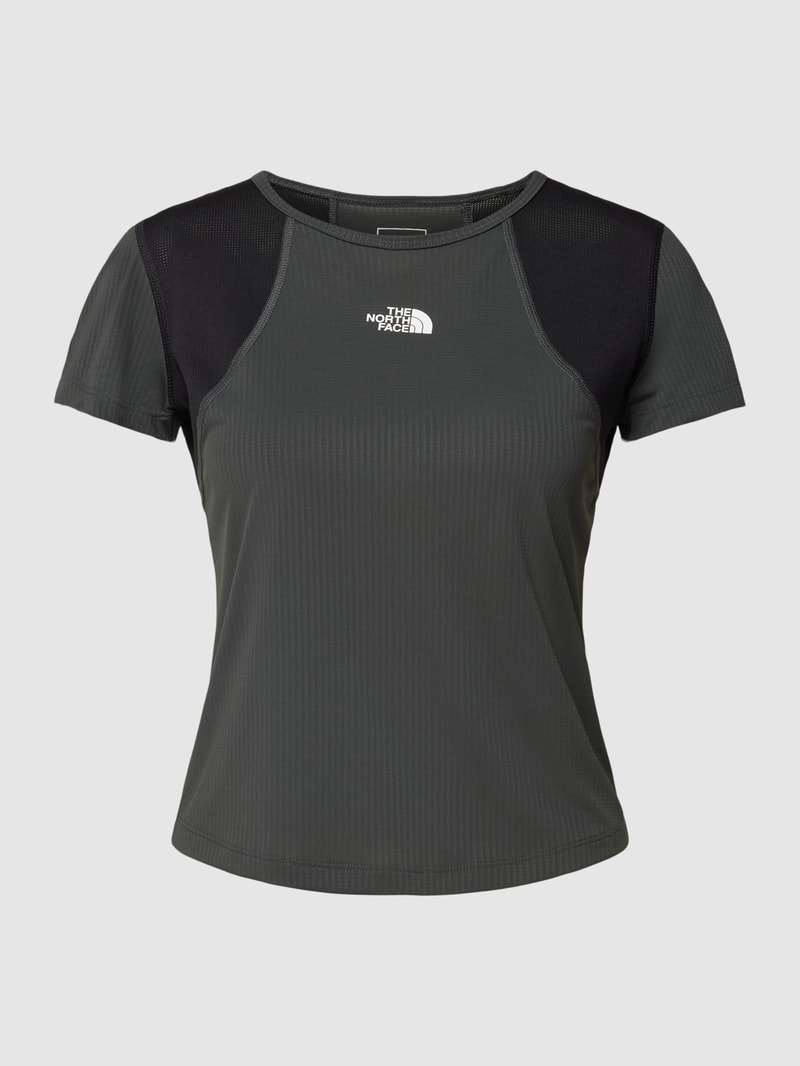 T-Shirt mit Label-Print Modell 'LIGHTBRIGHT' in graphit