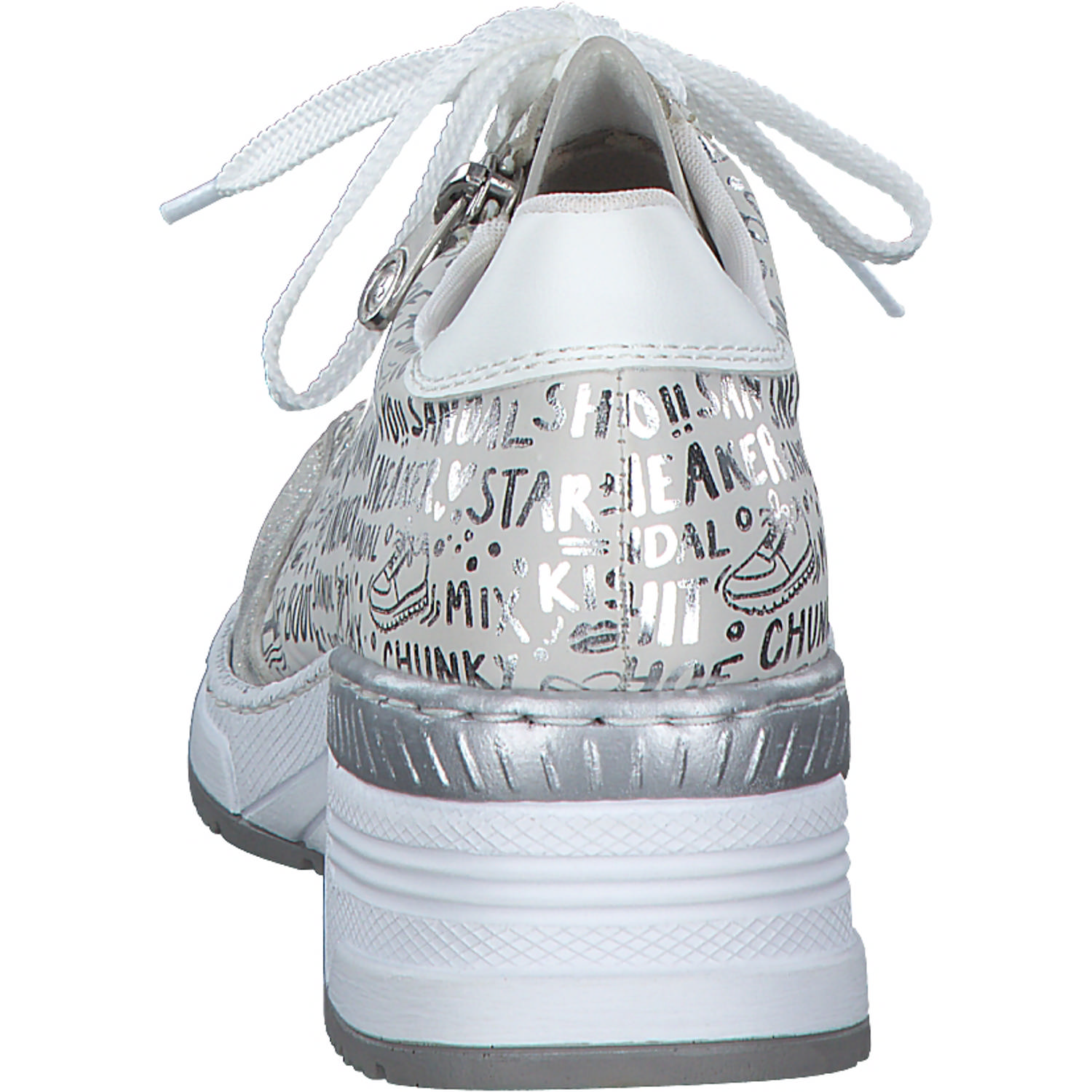 Rieker N4316, Schnürschuhe, Damen, Weiß
