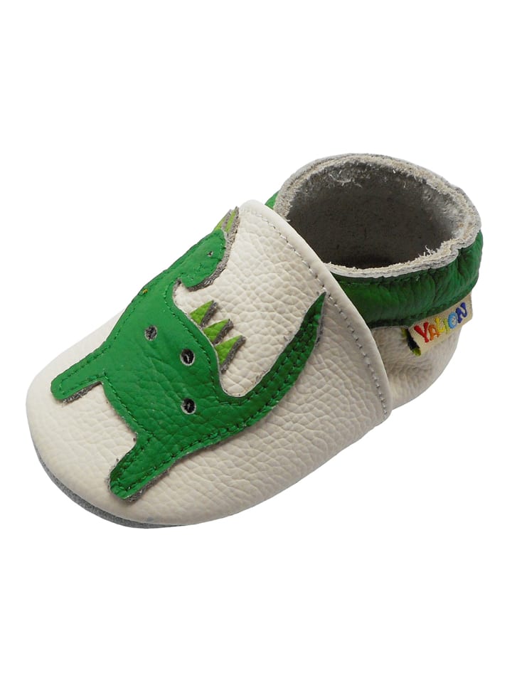 Yalion Leder-Krabbelschuhe 