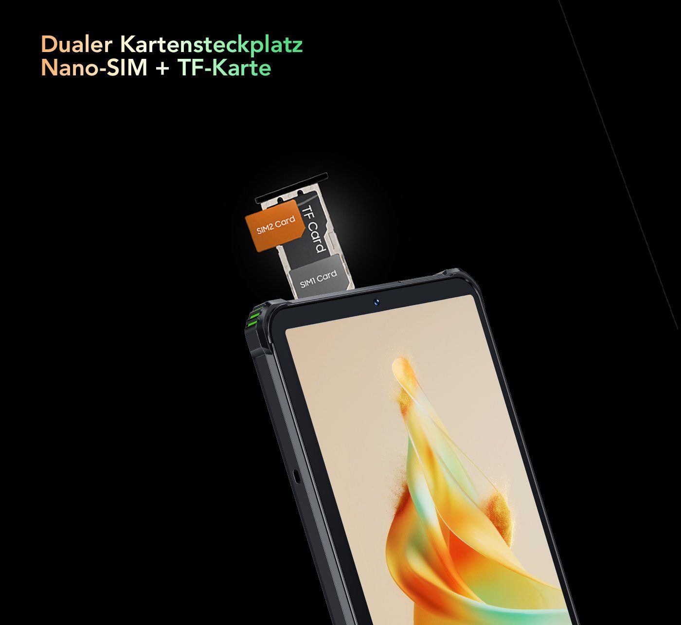 OUKITEL RT3 [Outdoor], Dual SIM, 5150mAh Akku, 4GB RAM(1TB Erweiterbar) Tablet (8
