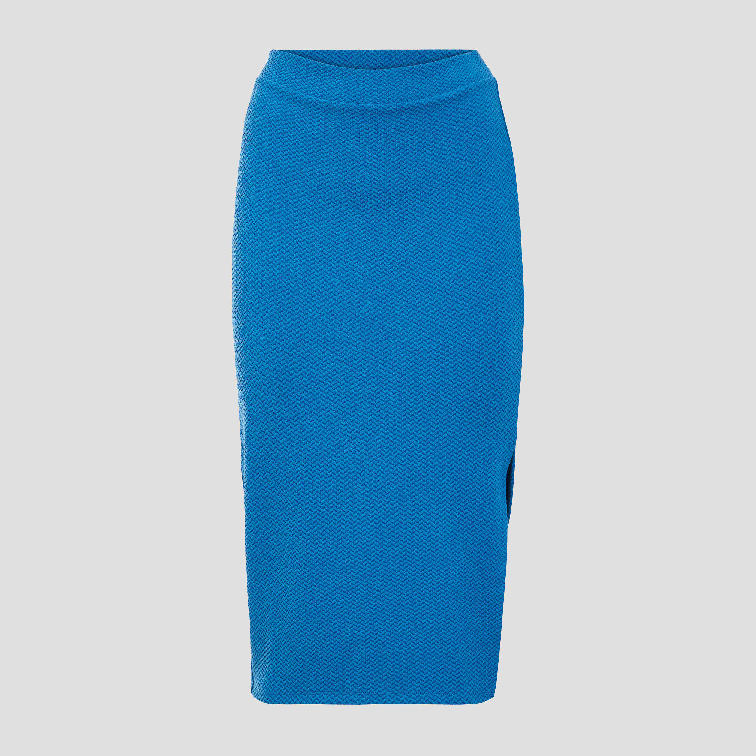 Jupe longue droite bleu femme | Cache Cache