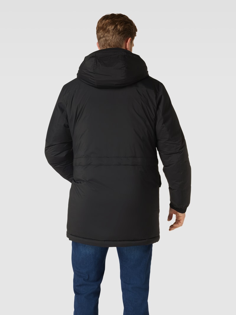 Parka mit Pattentaschen Modell 'Camiano' in schwarz