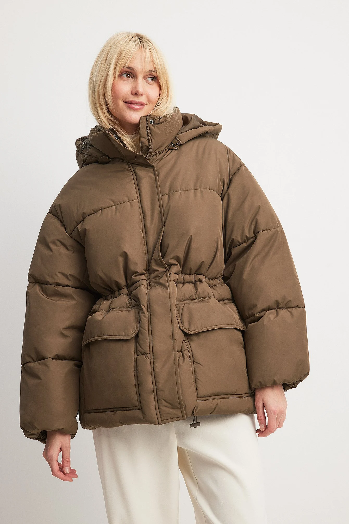 Oversized wattierte Jacke
