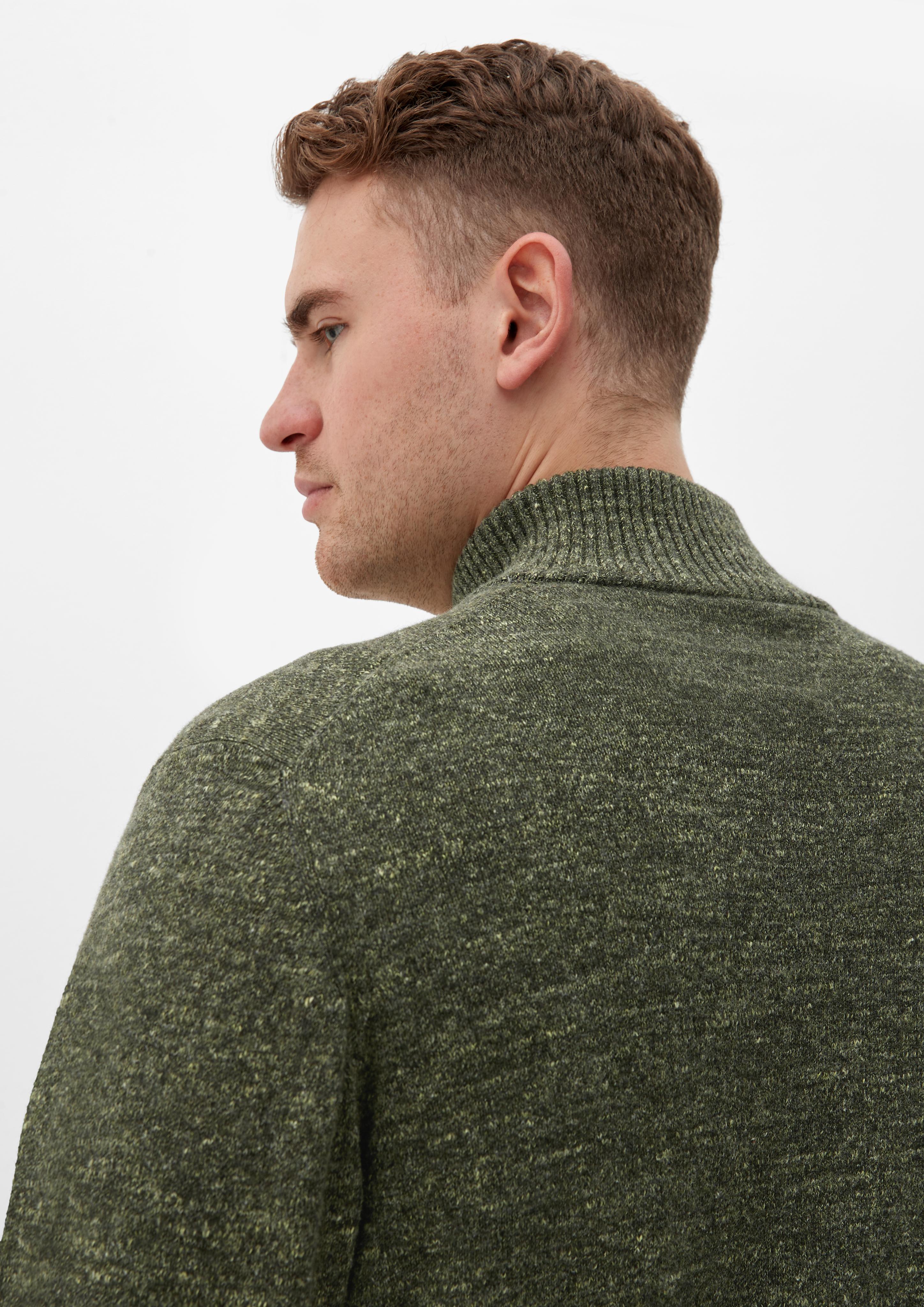 Strick-Troyer mit Rippdetails  2124697-78W1
