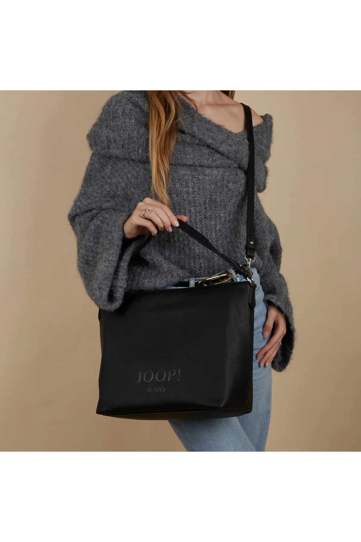 JOOP JEANS  Joop! Jeans Damen Schultertasche Schwarz 4130000863