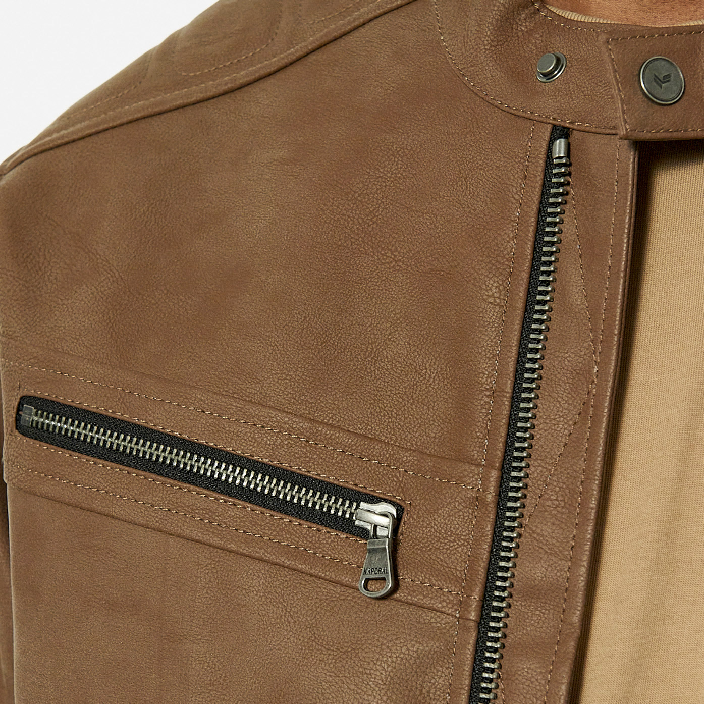 SALLY  Blouson marron Homme