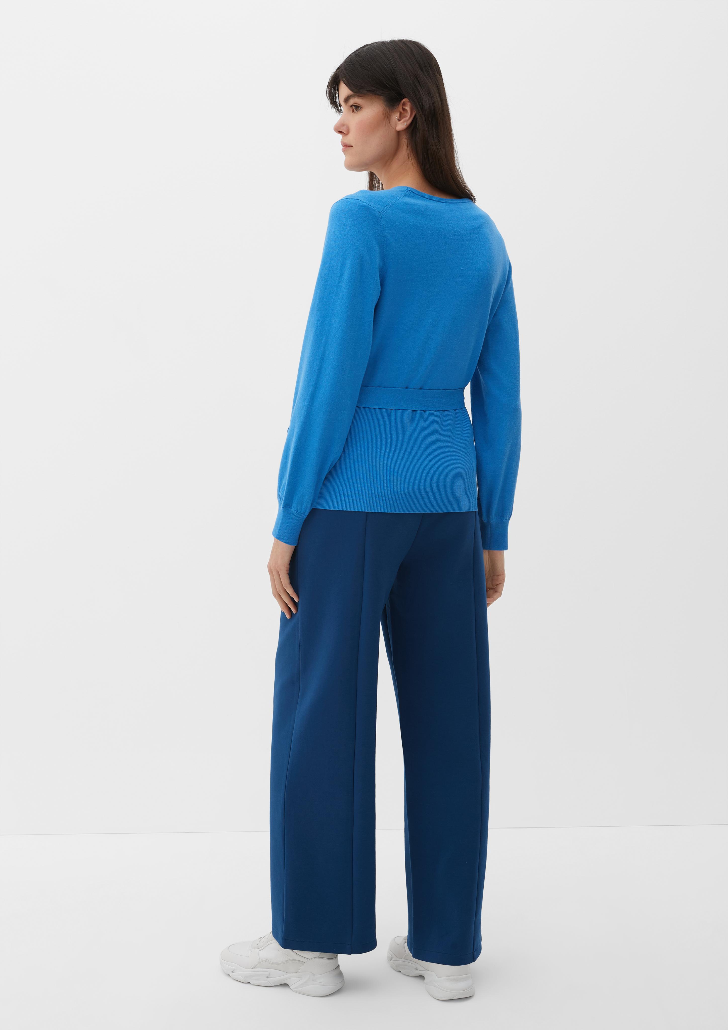 Strickjacke in Wickeloptik  2125658-5547