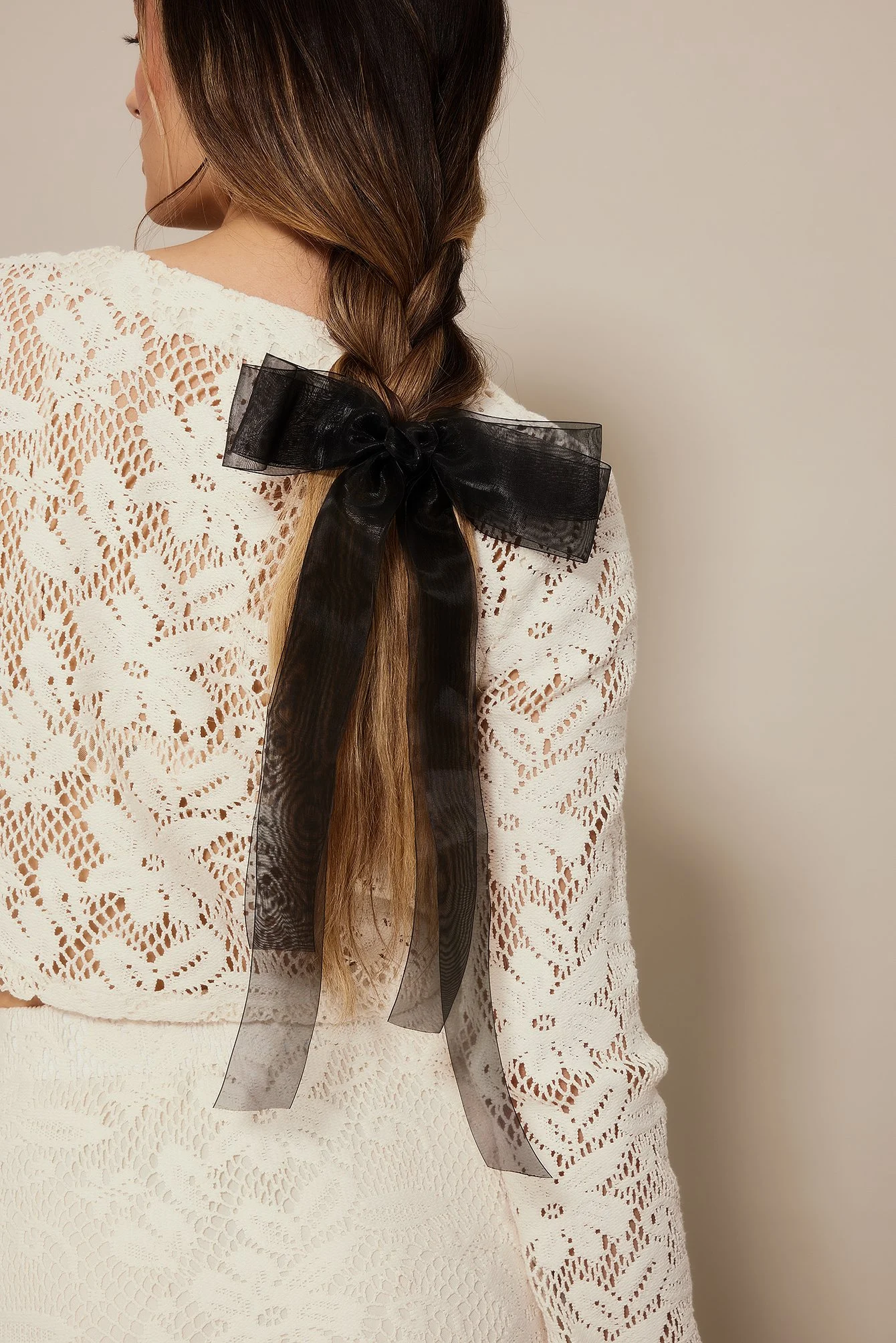 Haarschleife aus Organza