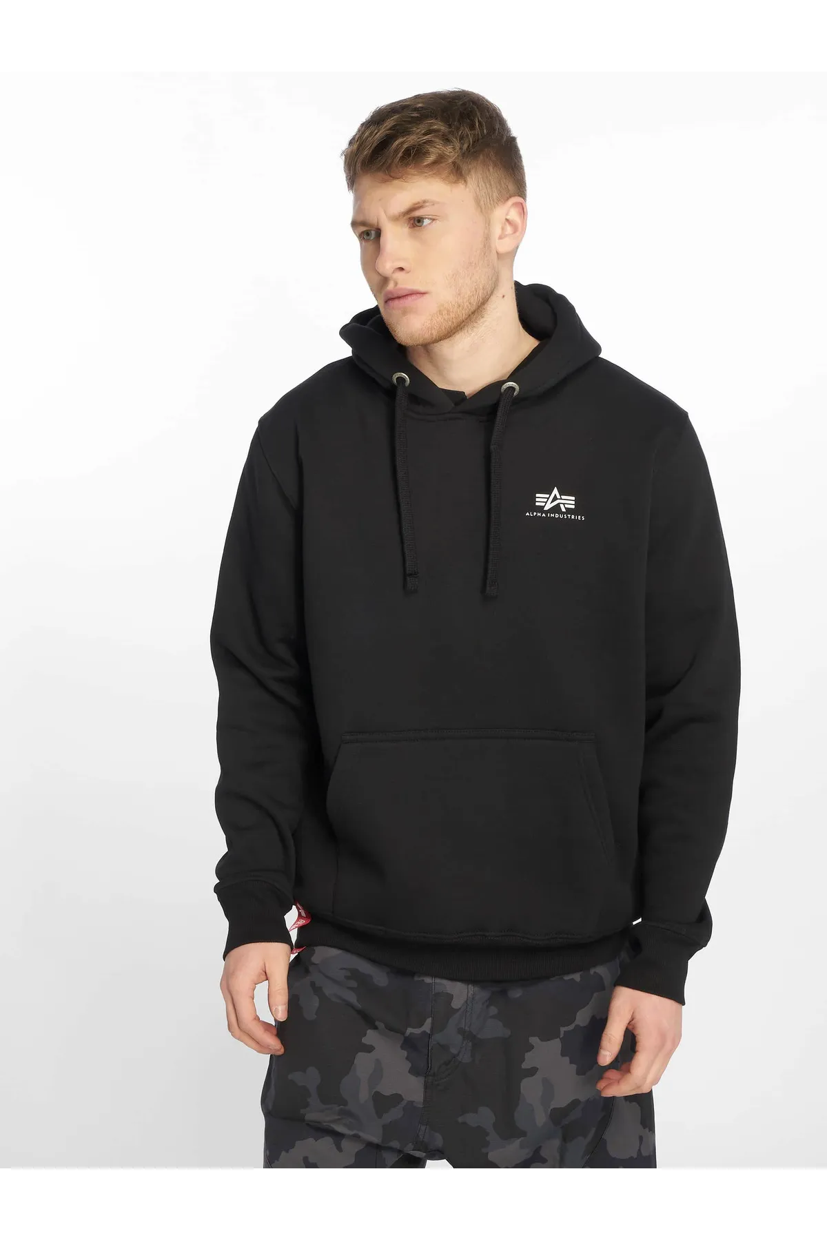 Alpha Industries  Herren Alpha Industries Basic Klein Logo Hoody