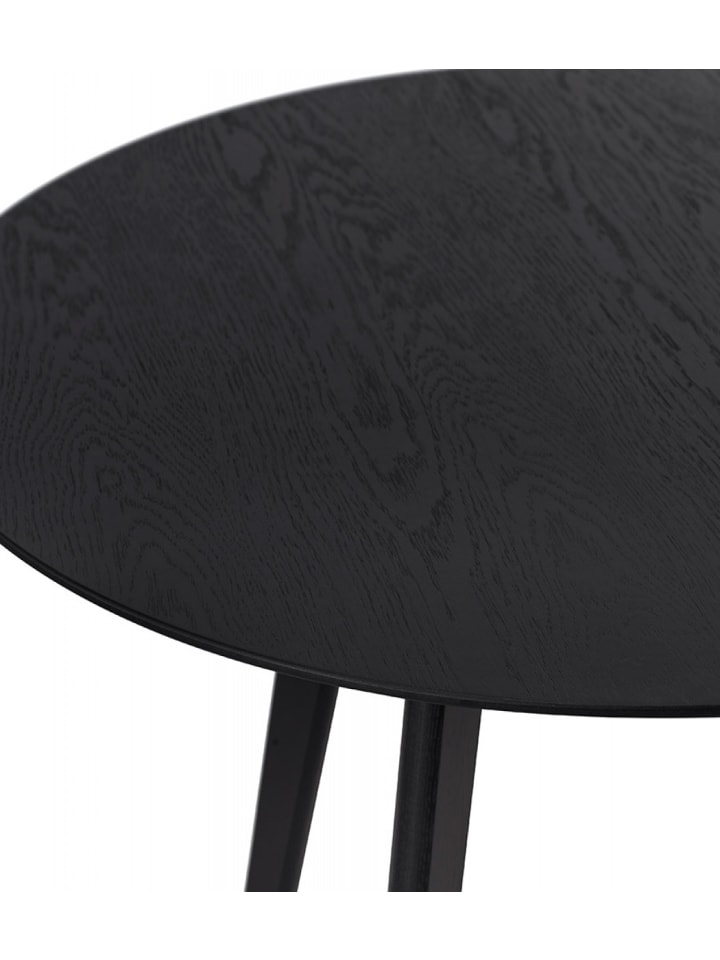 KADIMA DESIGN Runder Esstisch AMY aus MDF | Zeitloses Design in Schwarz günstig kaufen onesize
