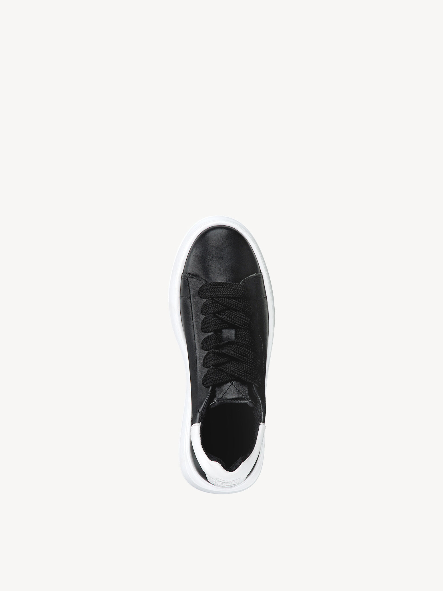 Basket en cuir - noir