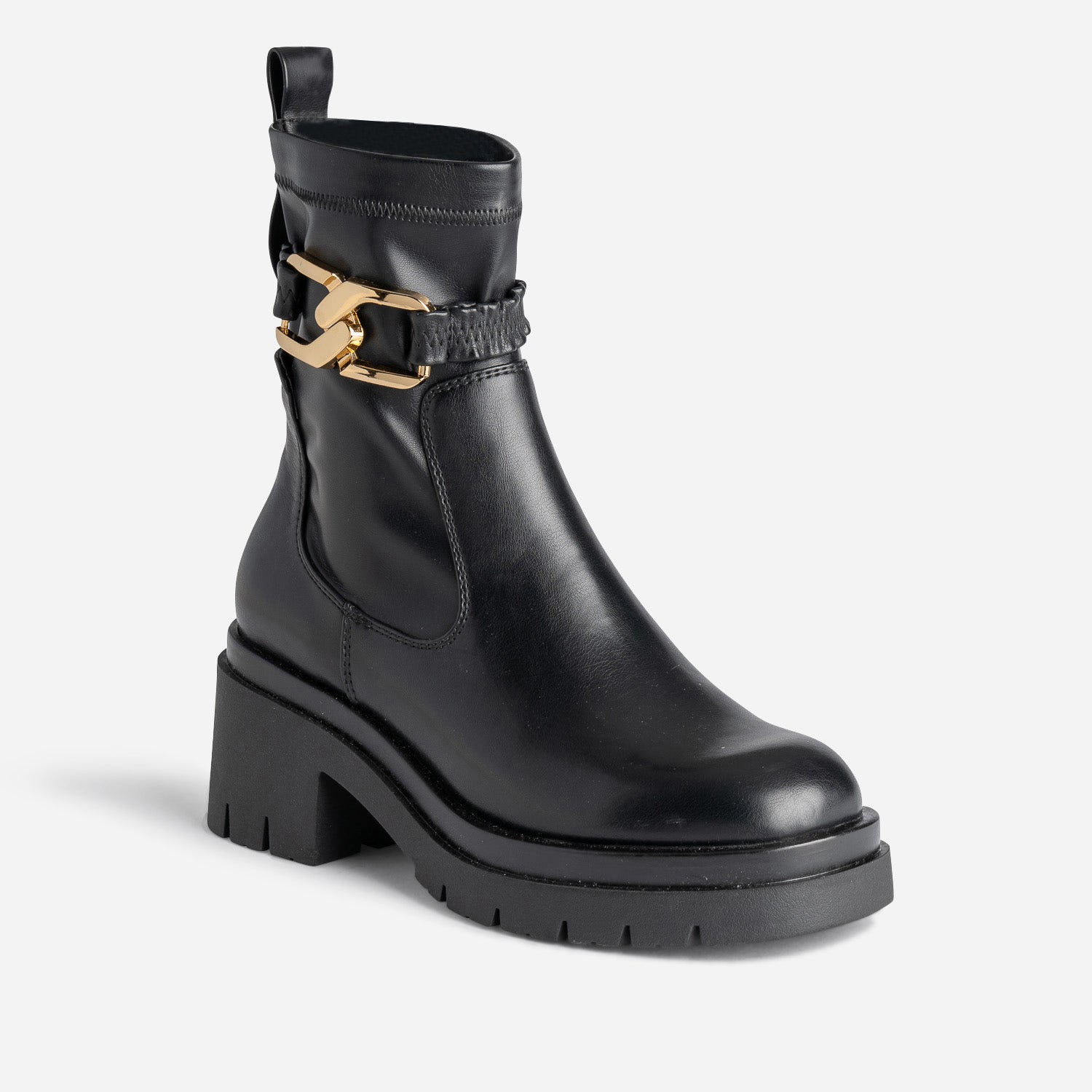 Boots TEXTO noir avec bride amovible