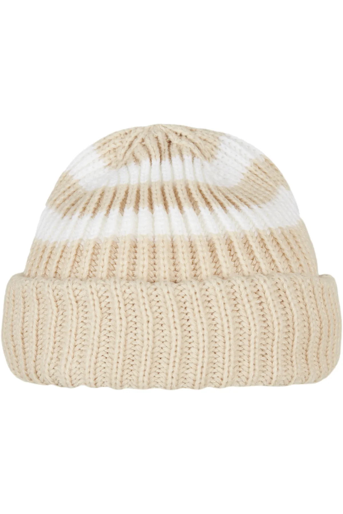 KARL KANI  Accessoires KA214-052-1 Signature Fine Rib Fisherman Beanie creme/weiß