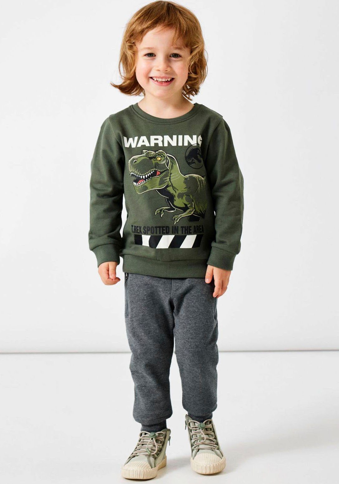 Name It Sweatshirt NMMNAT JURASSIC SWEAT BRU NOOS SKY