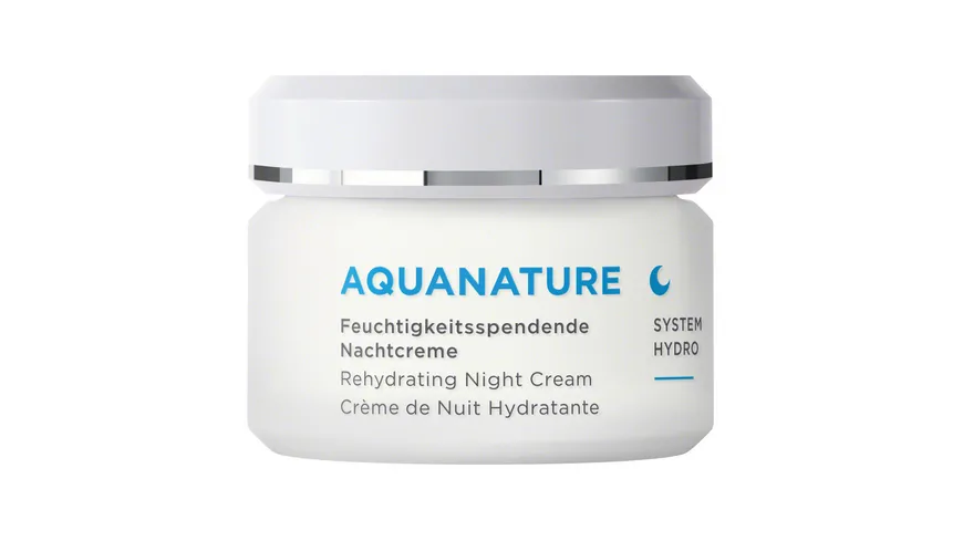 ANNEMARIE BÖRLIND AQUANATURE Feuchtigkeitsspendende Nachtcreme 50 ml