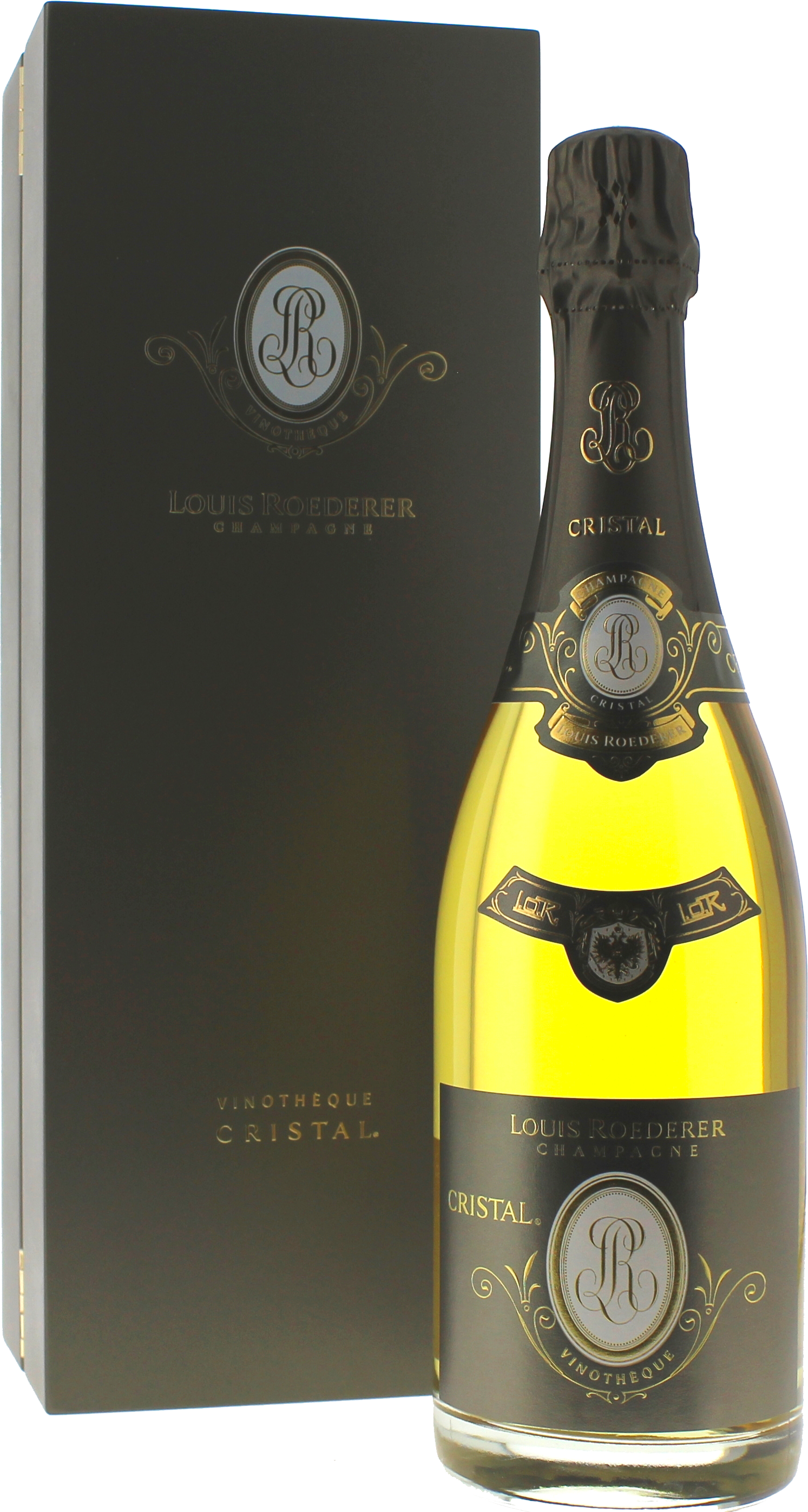 Cristal roederer coffret vinothèque 2002