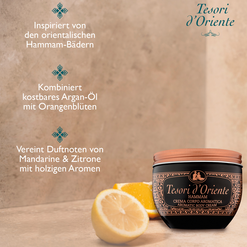Tesori d´ Oriente Hammam Körpercreme 300 ml