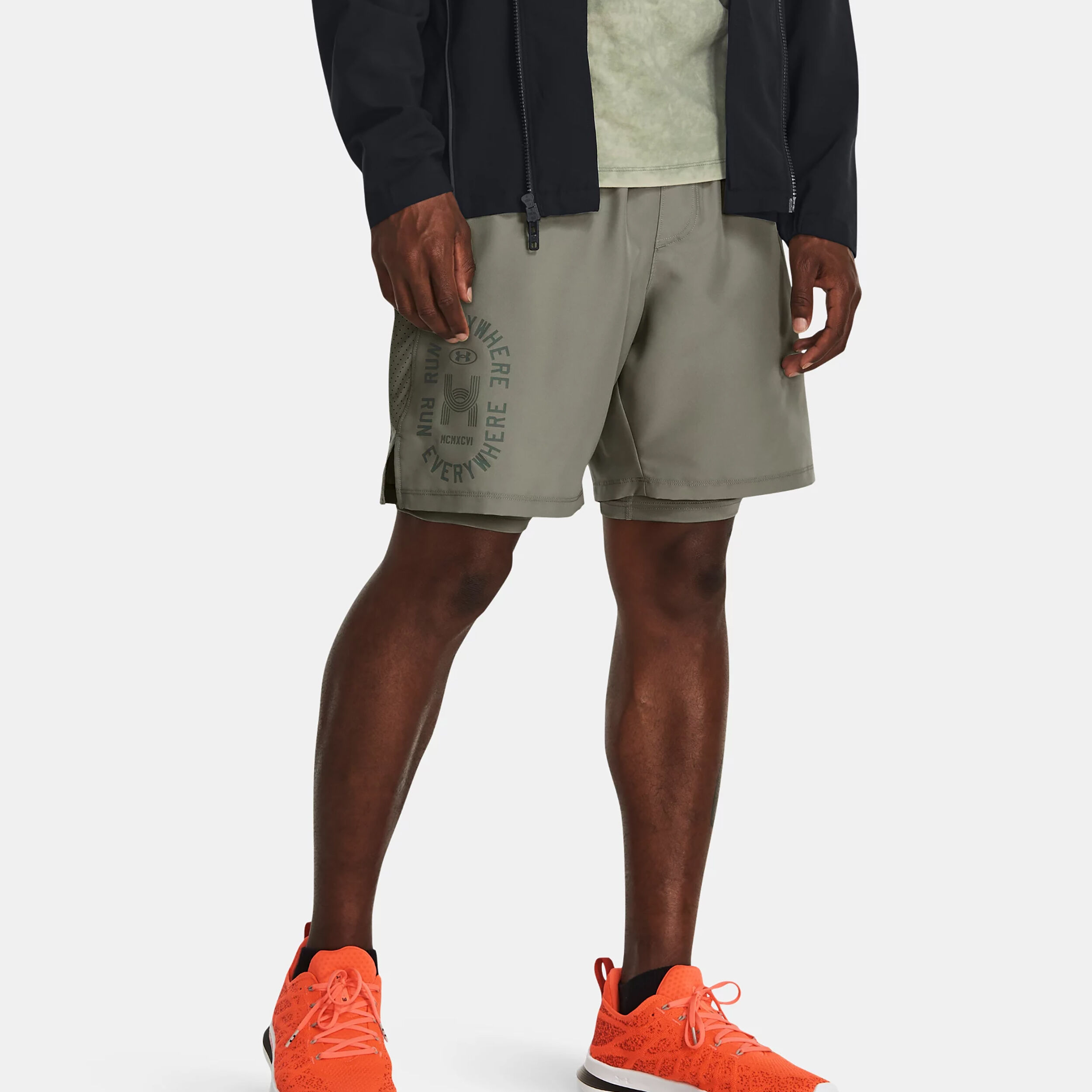 Run Everywhere Shorts Herren - Grün