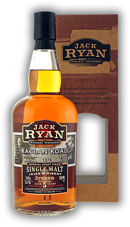 Jack Ryan Raglan Road Single Malt 5 Years 54,9% Jack Ryan Raglan Road Single Malt 5 Years 54,9%  Alter 5 J. - 0,7	 Liter - Vol 54,9%