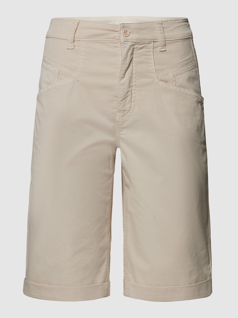 Bermudas mit fixierten Beinumschlägen Modell 'Kacie' in sand