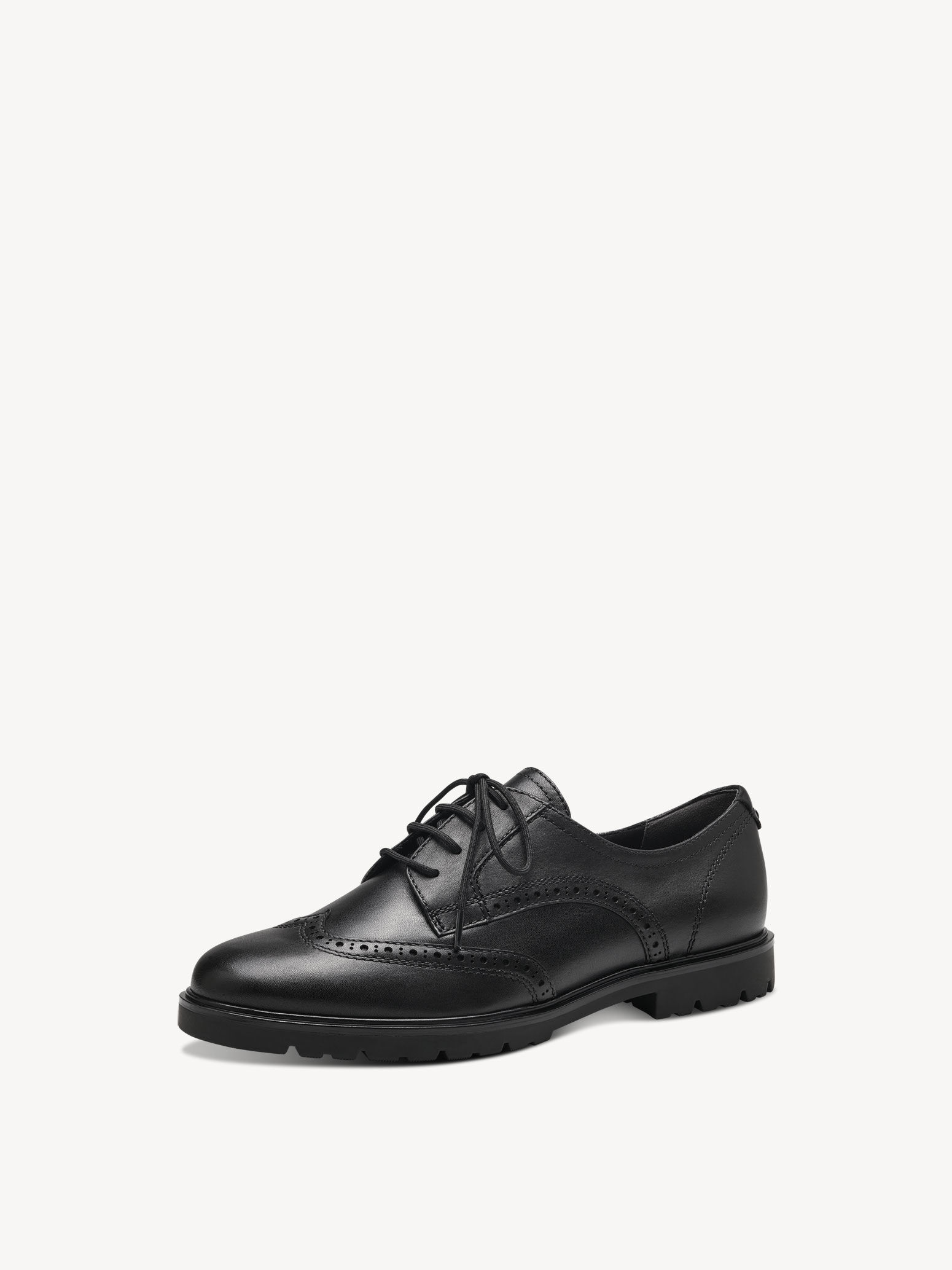 Derbie en cuir - noir