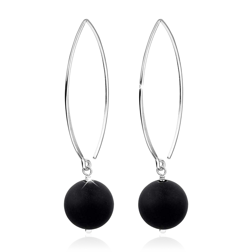 Nenalina Nenalina Boucles d'Oreilles dames en argent  Boucles d'oreilles avec des surfaces Boucles d'oreilles