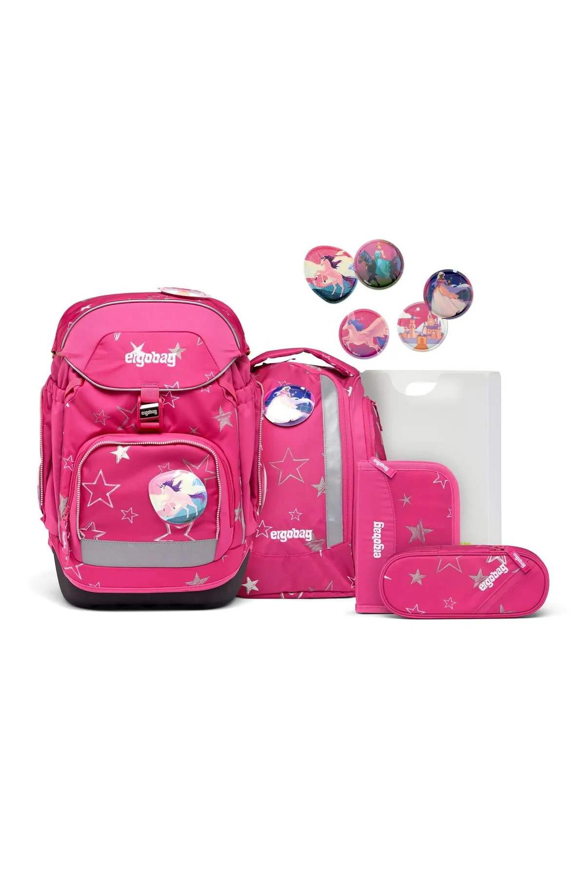 Ergobag  Schulrucksack - Rosa - Unifarben