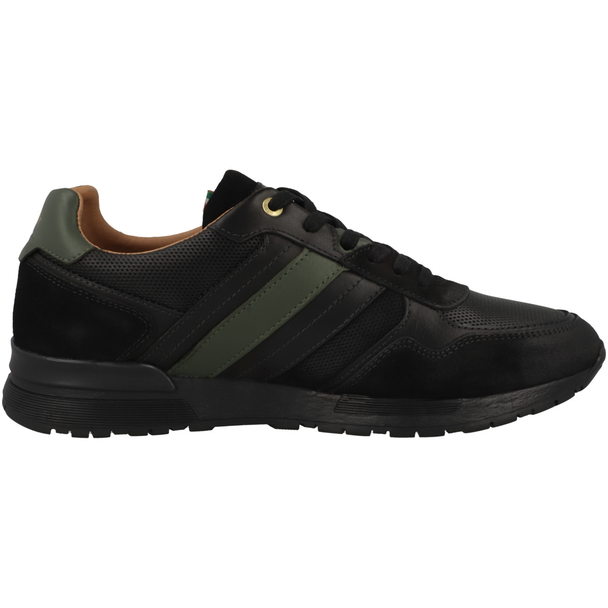 Pantofola d Oro Tortoli Uomo Low Sneaker Low schwarz